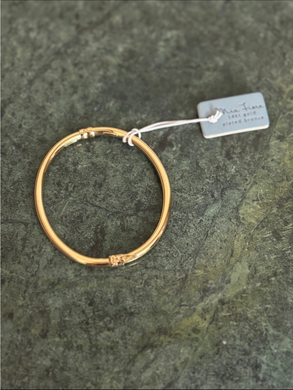 Mia Fiore 14K Gold Plated Dyadema Bangle Bracelet